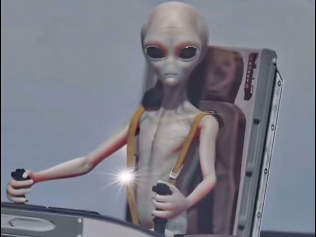 So we're saying there are flying saucers?