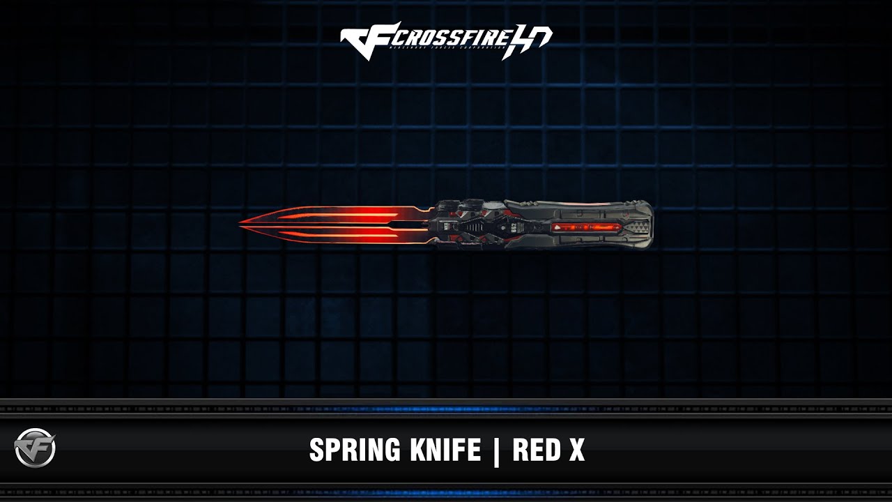 CFHD皮肤展示：弹簧刀 能量过载 Spring Knife _ Red X