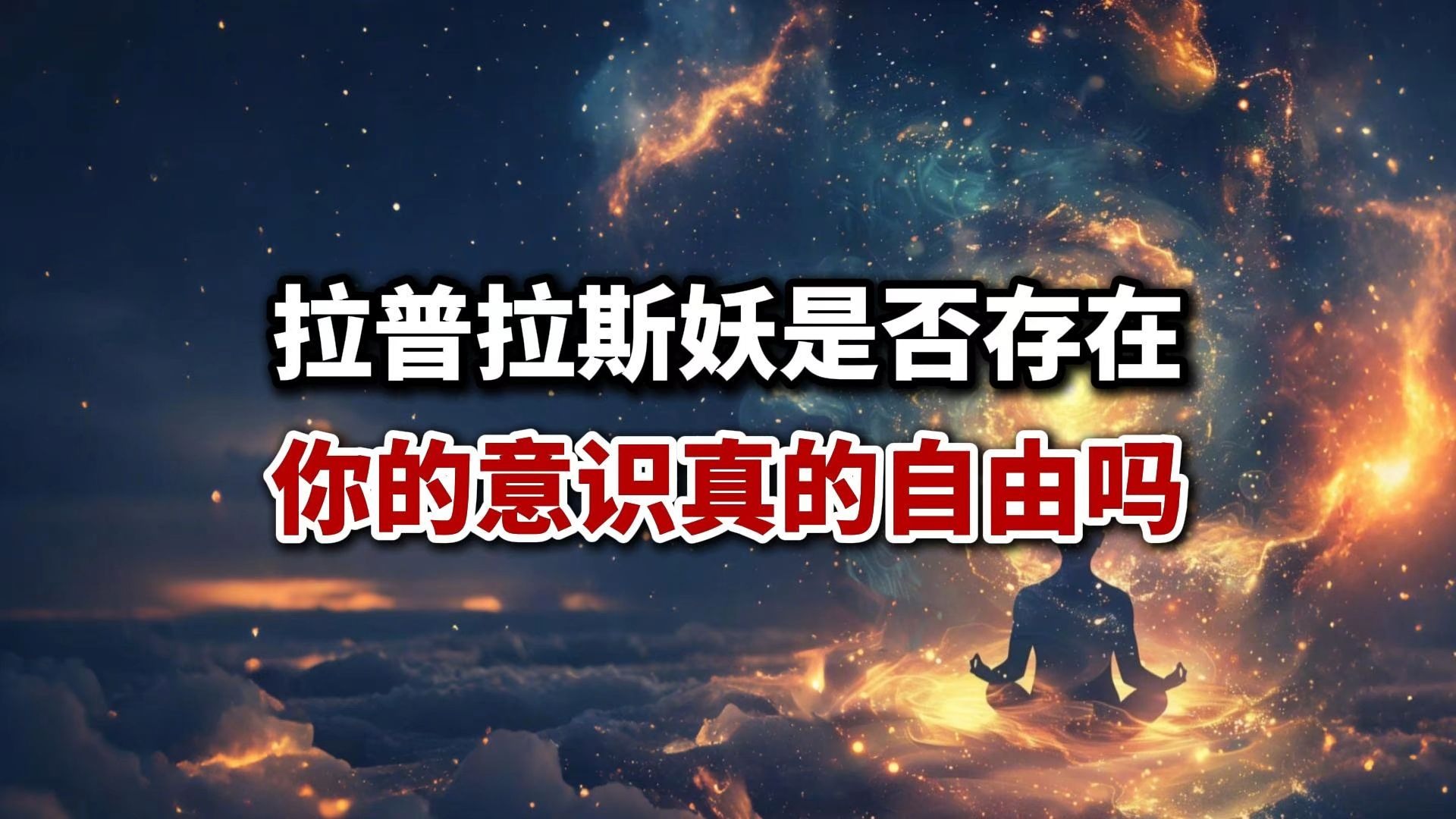 拉普拉斯妖是否存在？你的意识真的属于自己吗？