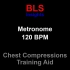 CPR心肺复苏胸外按压每分钟120次的节拍器  有效CPR需要100-120次每分钟的按压频率