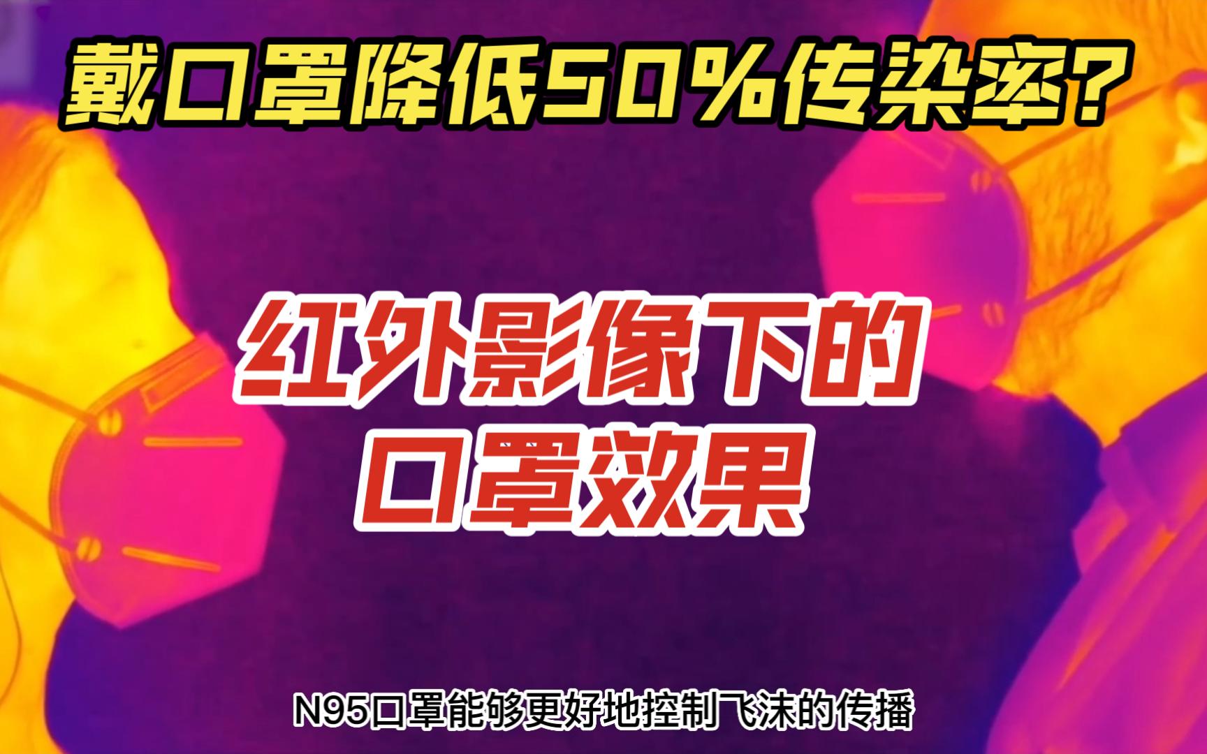 戴口罩降低传染率？看红外影像下的口罩效果到底如何证实