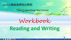 b7u5p92-93 Reading and writing 新人教版高中英语选择性必修四unit5 workbook