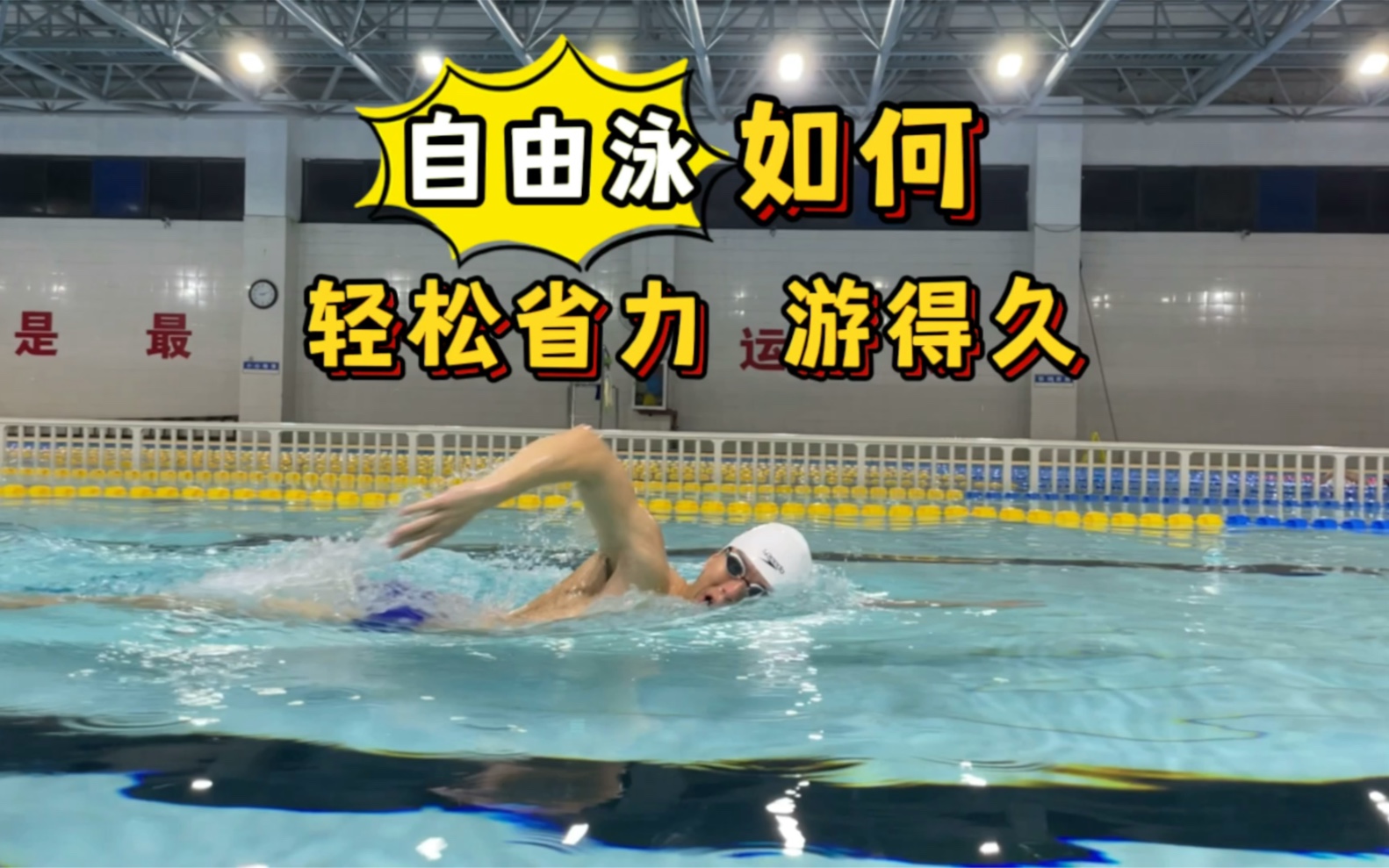 【自由泳】游得轻松、游得久【干货分享、体育生示范】