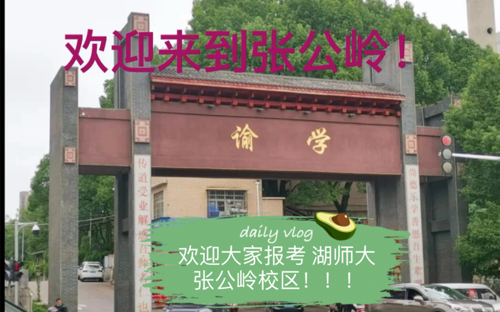 活动作品在湖南师范大学张公岭校区的一天