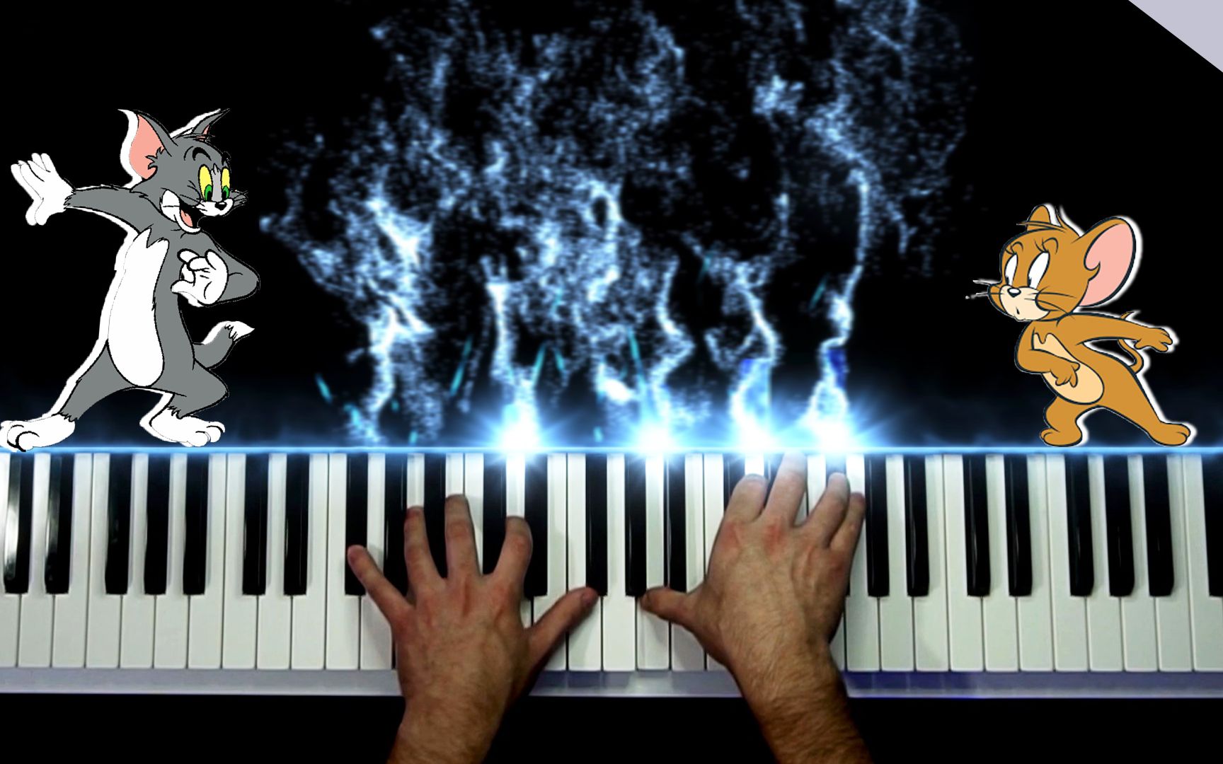 琴键上的《猫和老鼠》灵性十足的钢琴演奏！