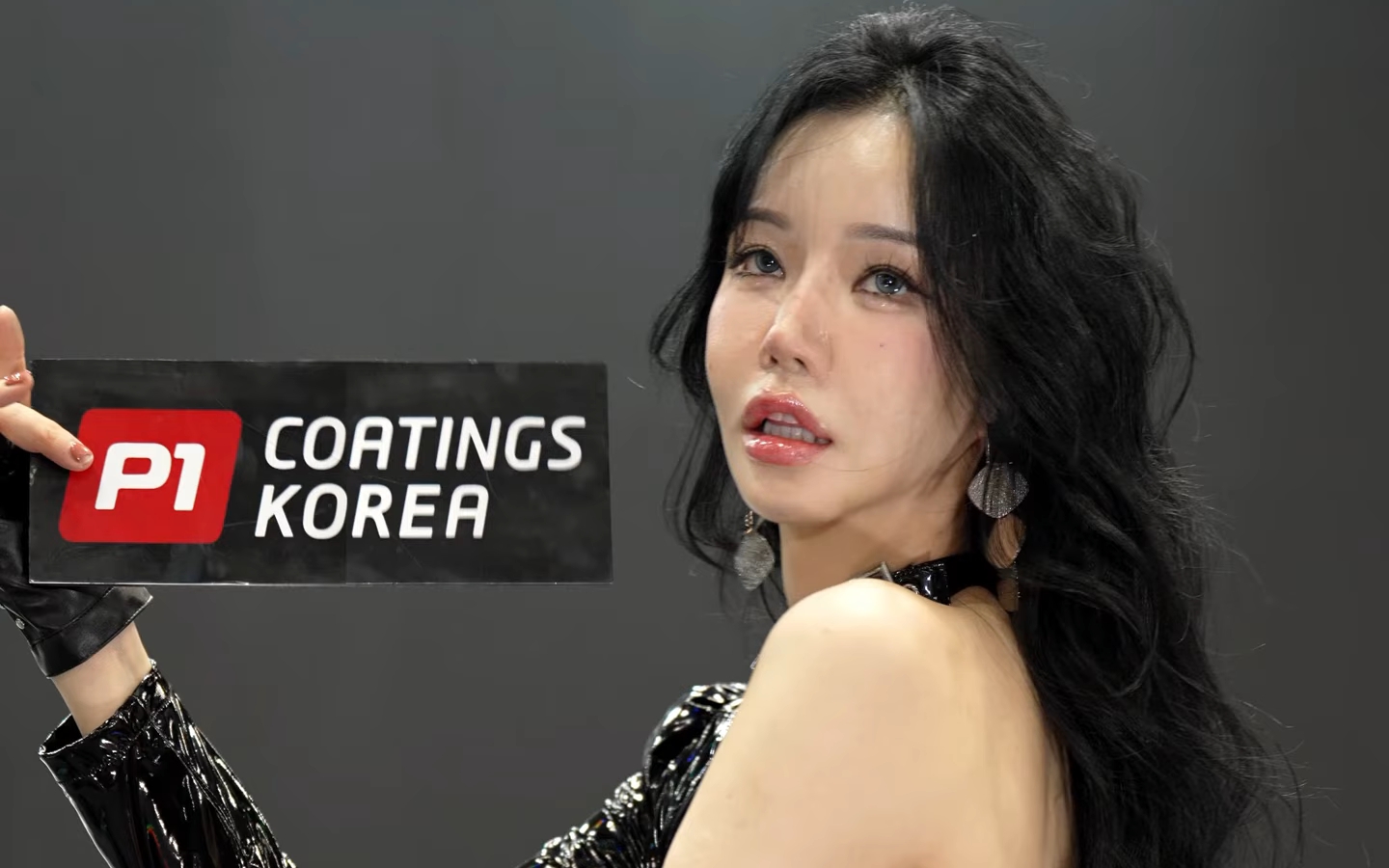 韩国车模闵韩娜07