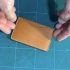 Bitchen手工皮具系列 简约卡包制作 有图纸 (simple leather card wallet)