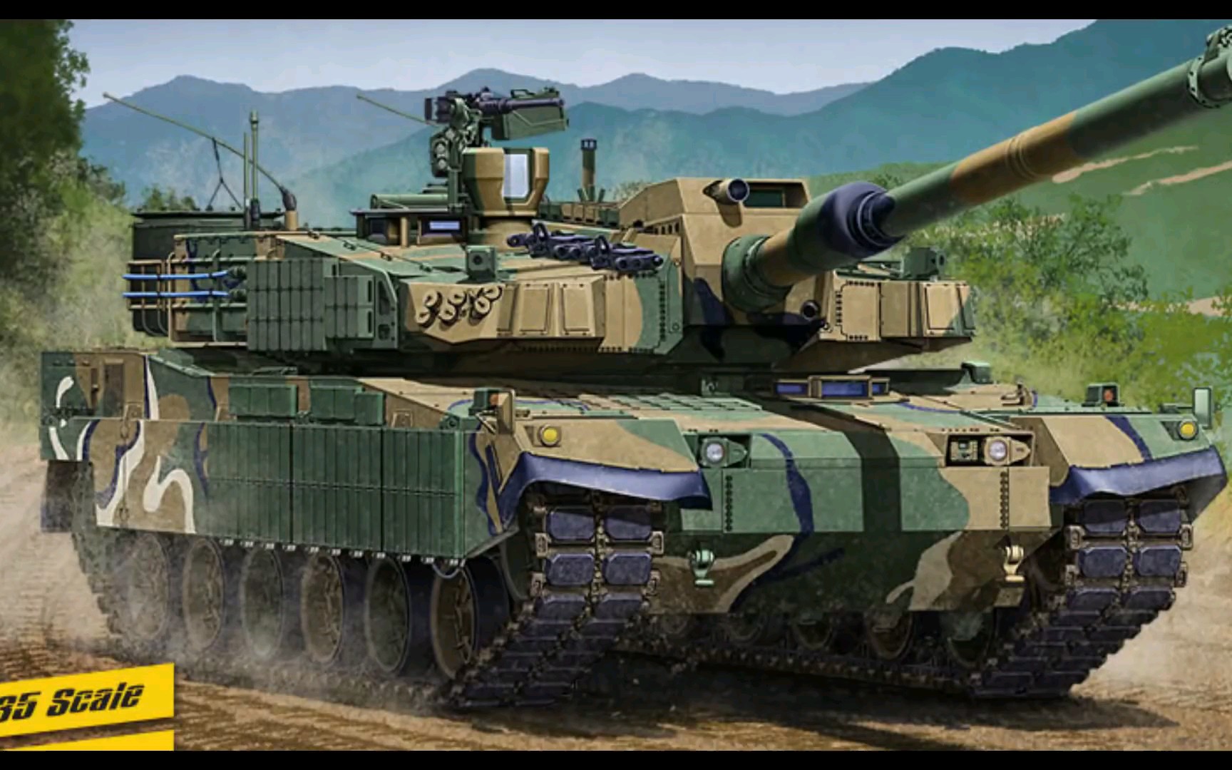 1/35 韩国陆军K2“黑豹”主战坦克模型制作