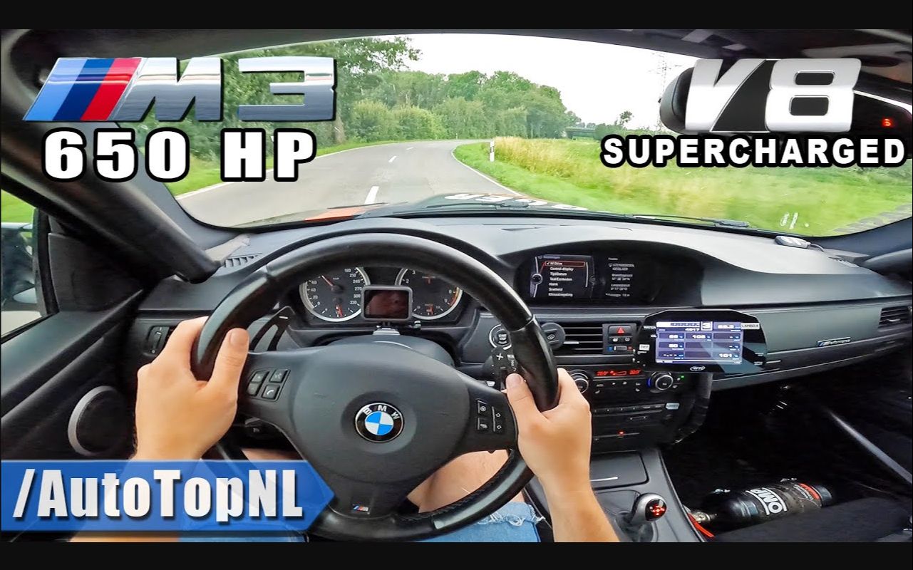 第一视角 650马力 宝马 M3 E92 4.0 V8 机械增压 驾驶 体验 by AutoTopNL