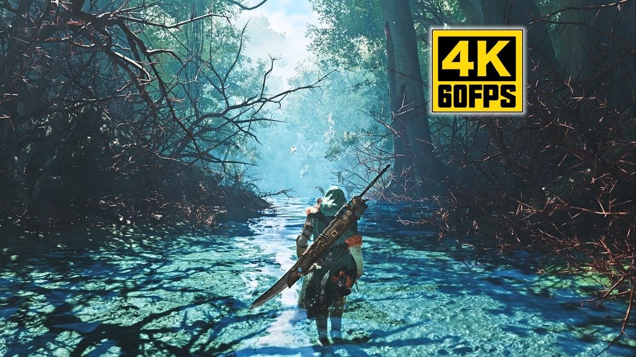 【4K60帧】放松解压《怪物猎人 荒野》PC版最高画质风景漫步 | RTX 5090 + 13900KF | 作者：DayDream Gaming