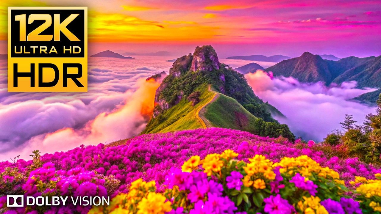 【12K】地球的神秘之美12K HDR 120fps杜比视界|极致画质|杜比视界|电视屏幕测试|手机屏幕测试 |