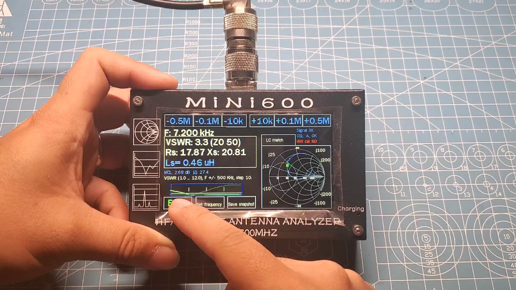 MINI600天线分析仪使用简介