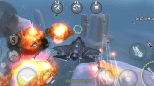 炮艇战3D直升机，大空战是真的爽