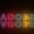 【AE教程】教你做一个ADOBE发光文字描边效果 赶紧学起来8！