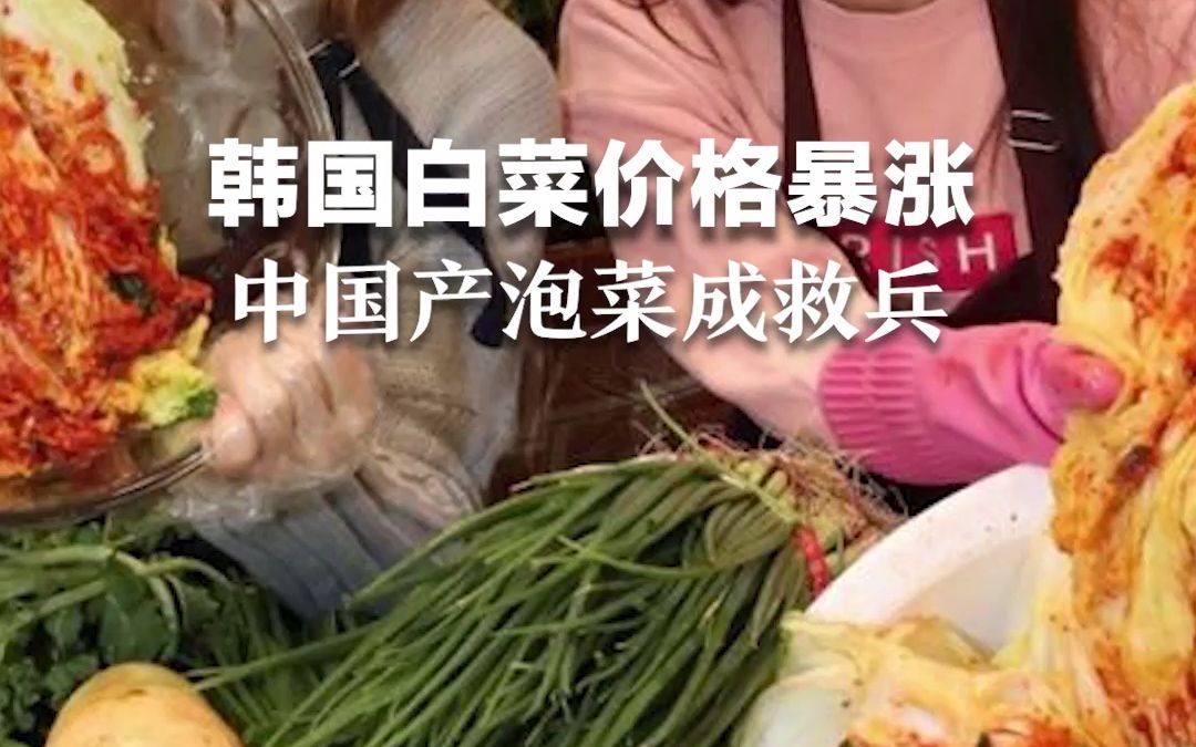 45元一颗！韩国菜价飙涨中国泡菜成救兵。