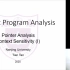 南京大学《软件分析》课程11（Pointer Analysis - Context Sensitivity I）