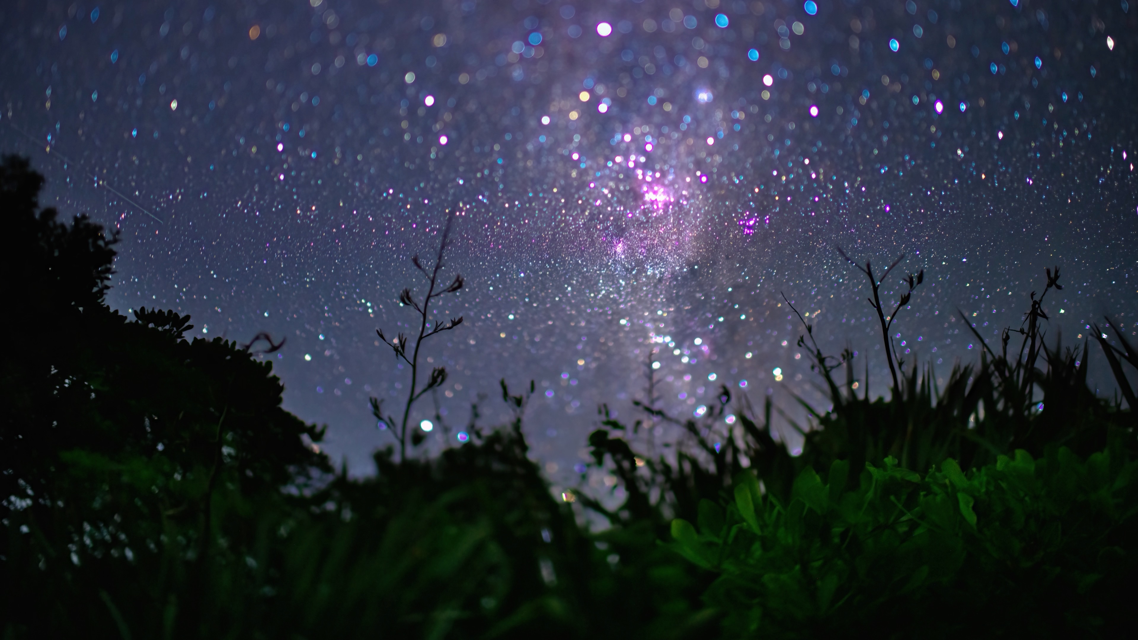 35mm移轴星空：散落在草垛上的星星