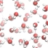 使用 TIP4P水模型模拟的298 K (25 °C )液态水的分子动力学模拟。氢原子为白色，氧原子为红色。氢键用虚线表