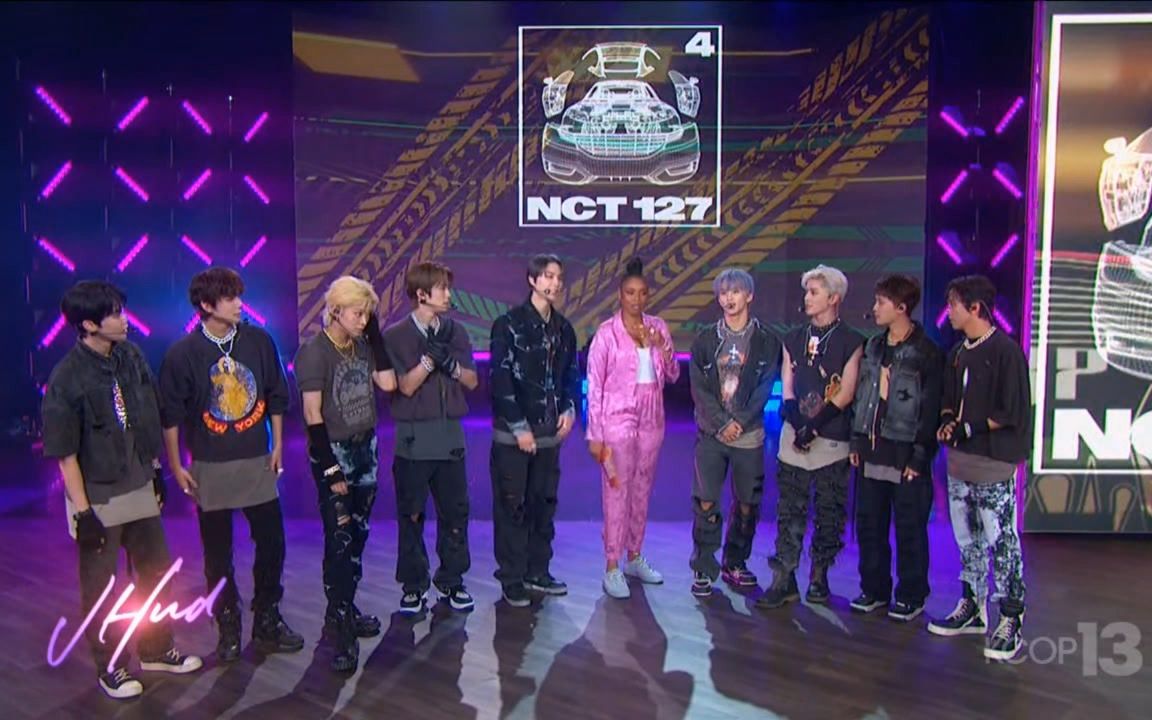 NCT 127 疾驰(2 Baddies)现场+采访 720P DVR@The Jennifer Hudson Show 221011