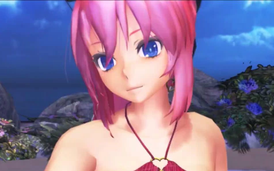【mmd】 luka - new thang(巡音身着泳装展现很风骚的