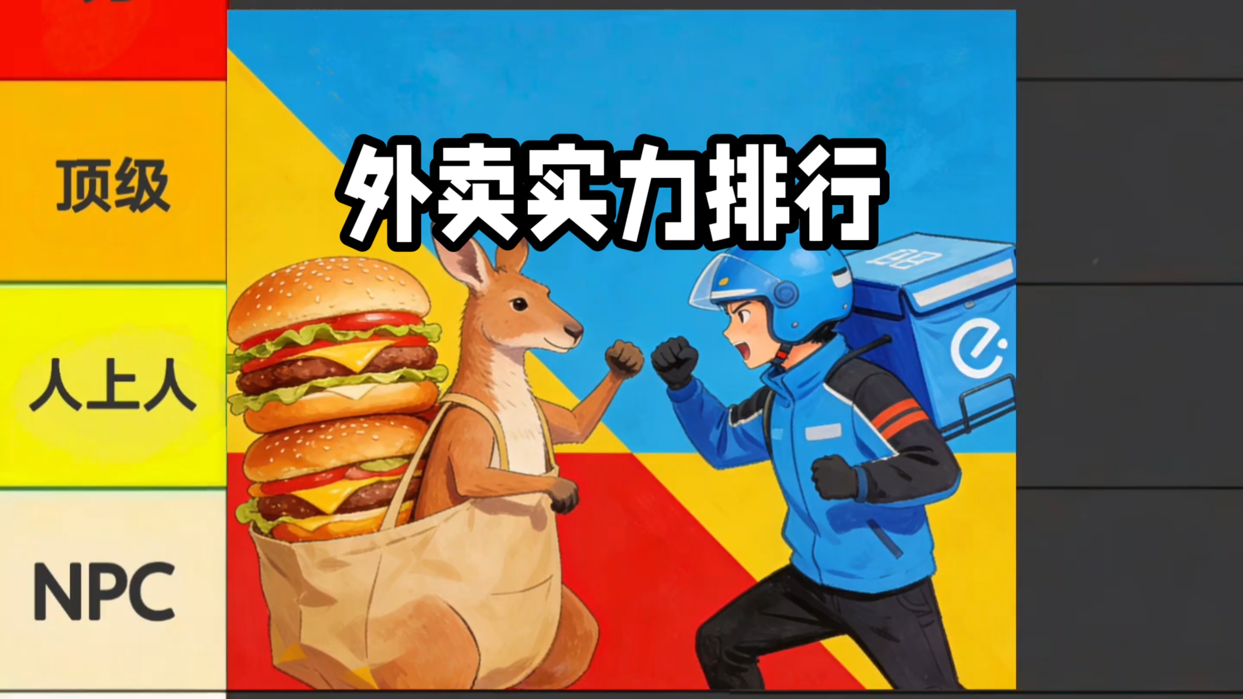 外卖实力排行