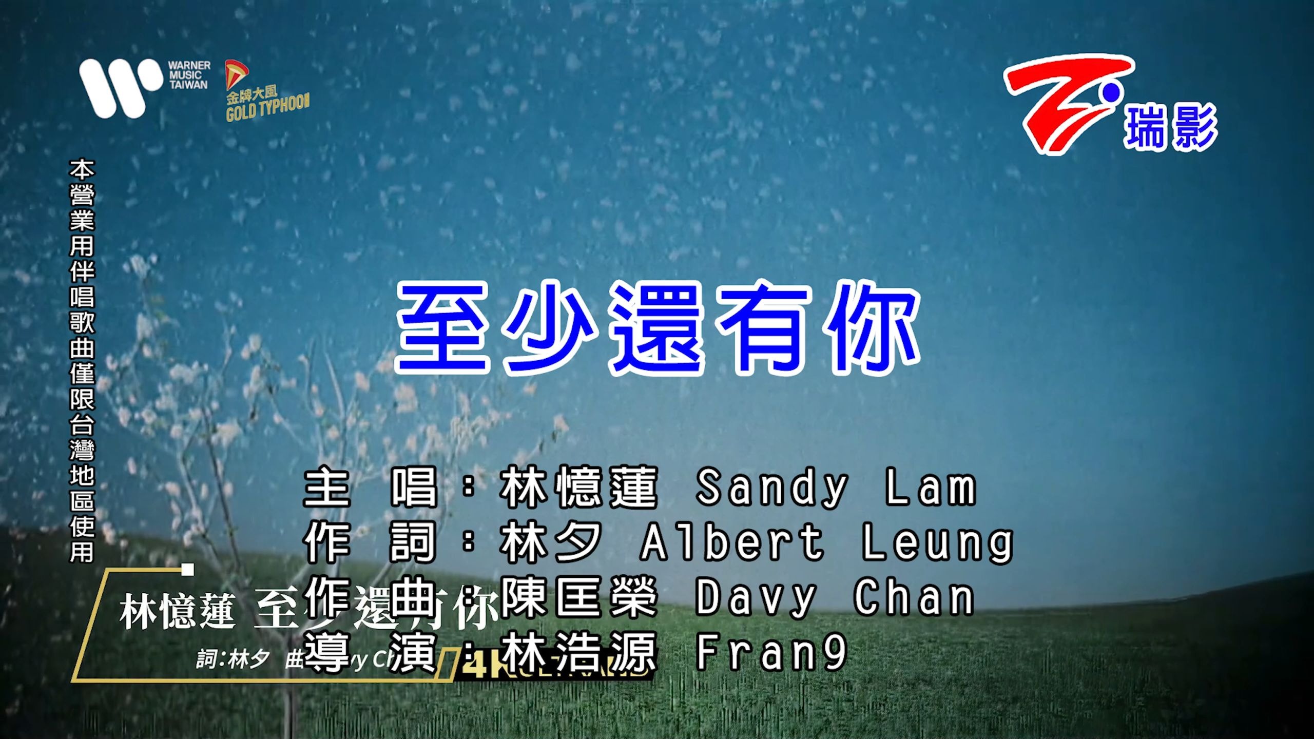 【4K/瑞影KTV】林忆莲《至少还有你》