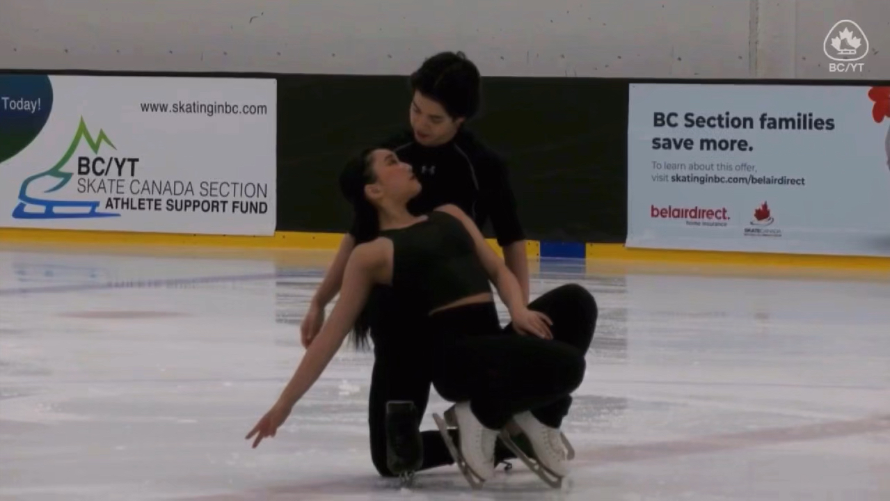 宝岛新鲜出炉的青年组冰舞独苗（加拿大送的）新赛季自由舞披露Tasha Lai＆Mickey Becker-Pos