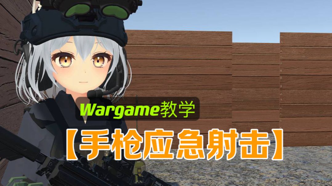 【战术一分钟】百发百中的手枪应急射击方法，不中你打我