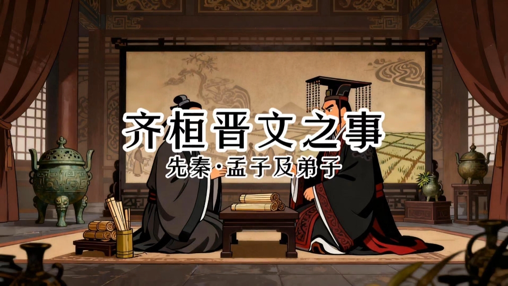 高中古文：孟子及弟子《齐桓晋文之事》朗诵