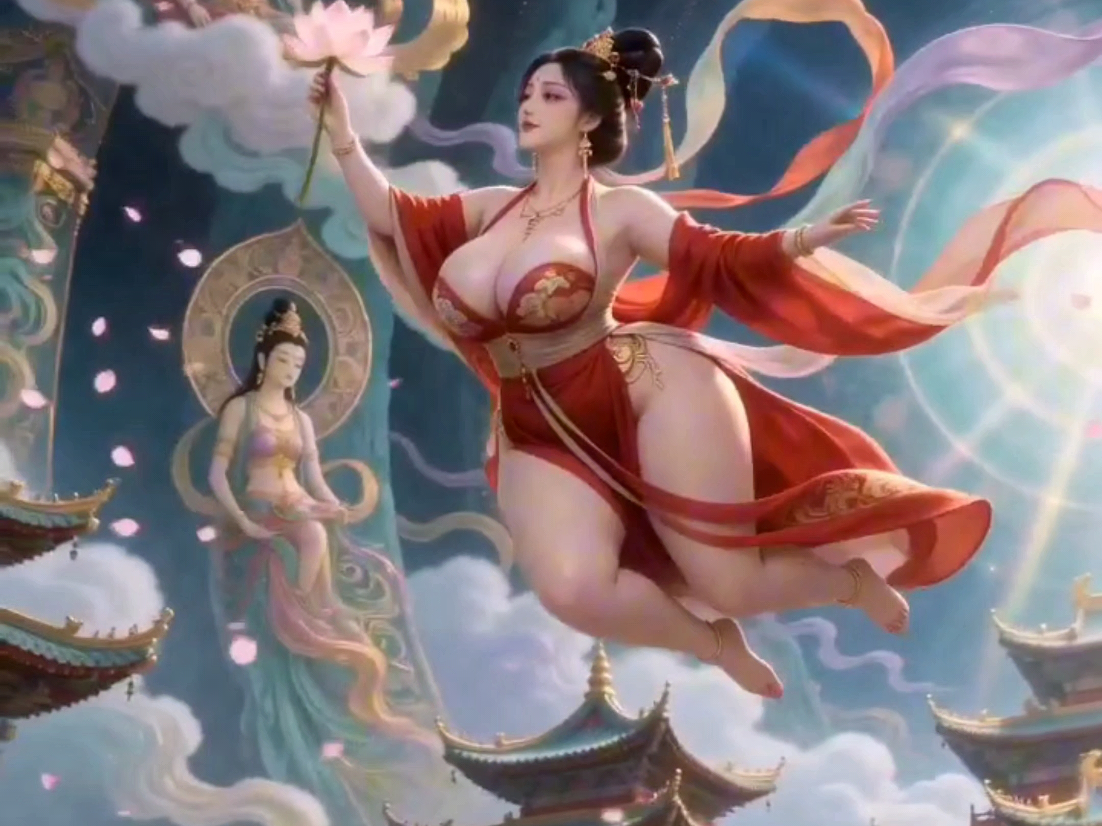 【AI】敦煌飞天