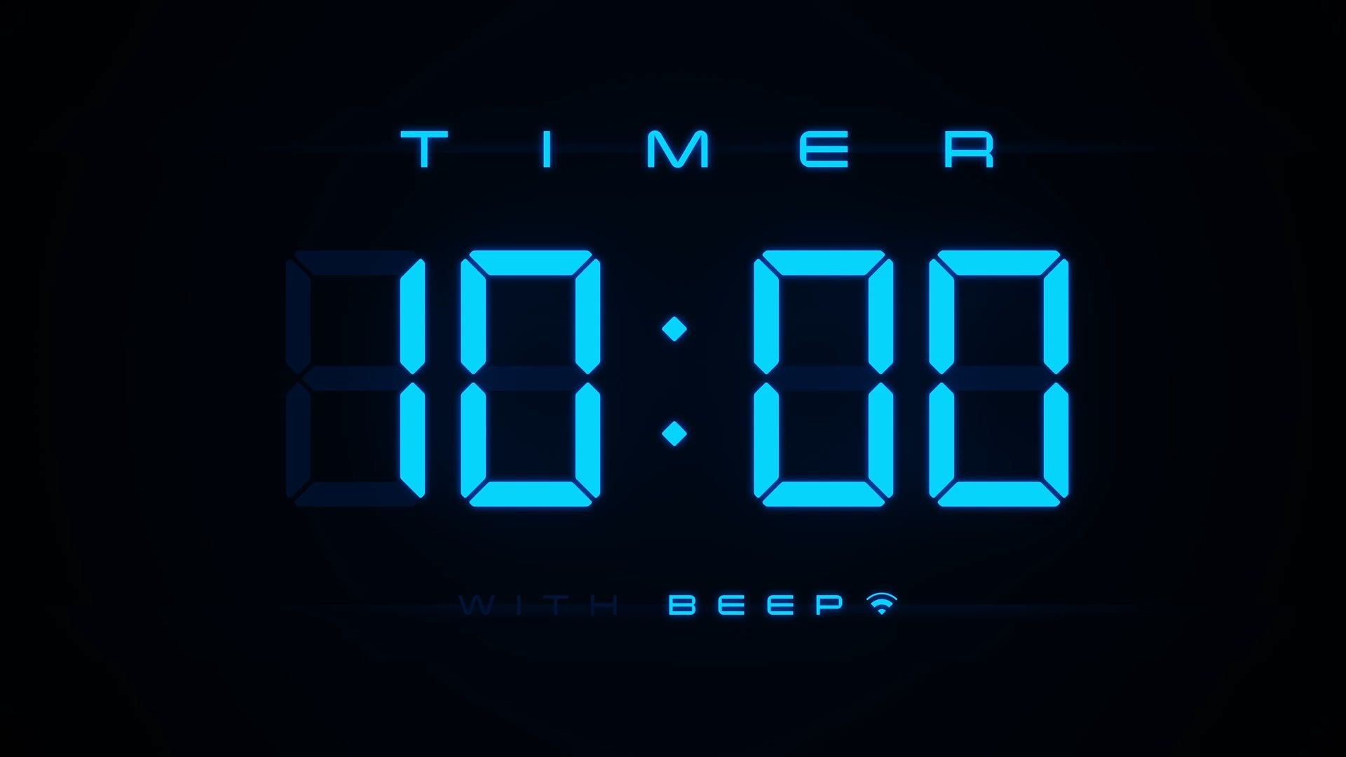 10分钟 数码蓝翻页时钟计时器💙 滴答声翻页声倒计时 | 10 Minute Countdown Timer ⏱ Digital Blue Clock