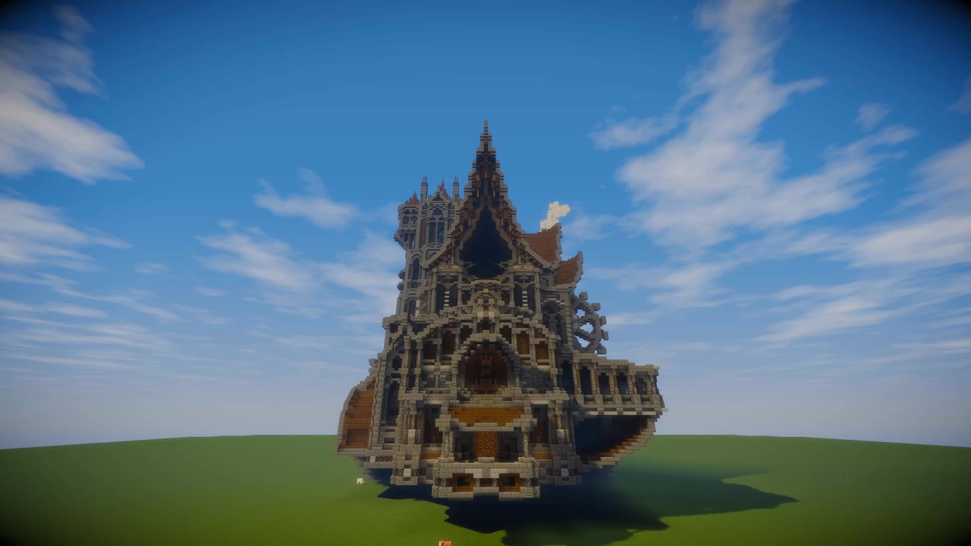 移动城堡 Minecraft单人小型建筑 哔哩哔哩 Bilibili