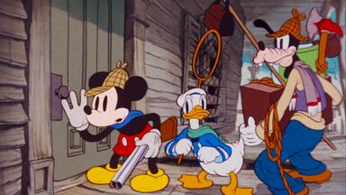 米奇1937年<em class="keyword">动画</em>短片《寂寞的幽灵Lonesome Ghosts》