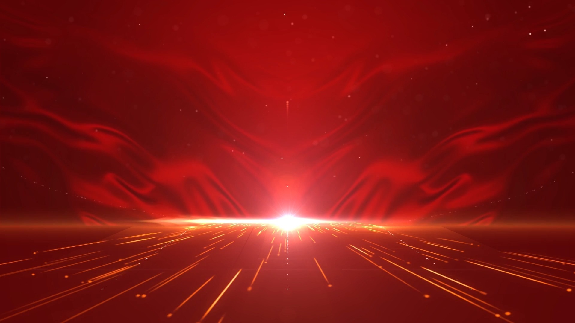 中国红 大气中国风开场片头背景素材，震撼片头素材。