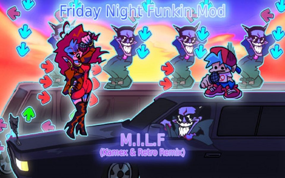 【Friday Night Funkin'】她转起来了！M.I.L.F Kamex & Retro Specter Remix