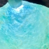 一块天然莫西沙断口料，断口处表现已到冰玻种