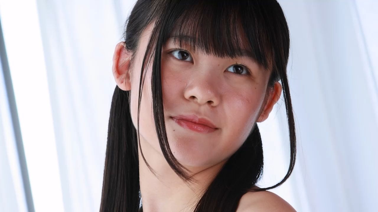 Long Legs, Empty Space: Blue Racing Swimsuit Debut