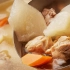 摔萝卜炖羊肉，冬天来一锅，吃肉喝汤暖洋洋~