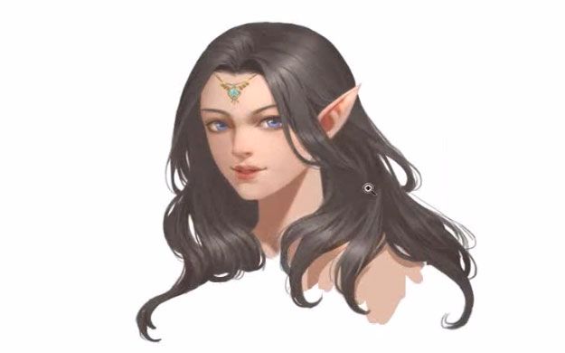 女头像的绘制丨cg角色设计丨原画cg教程丨原画角色设计丨cg插画设计丨