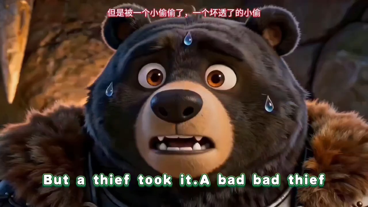 【英文磨耳朵】【西游记】第35集 AI动画片 英文版 中英文双语字幕