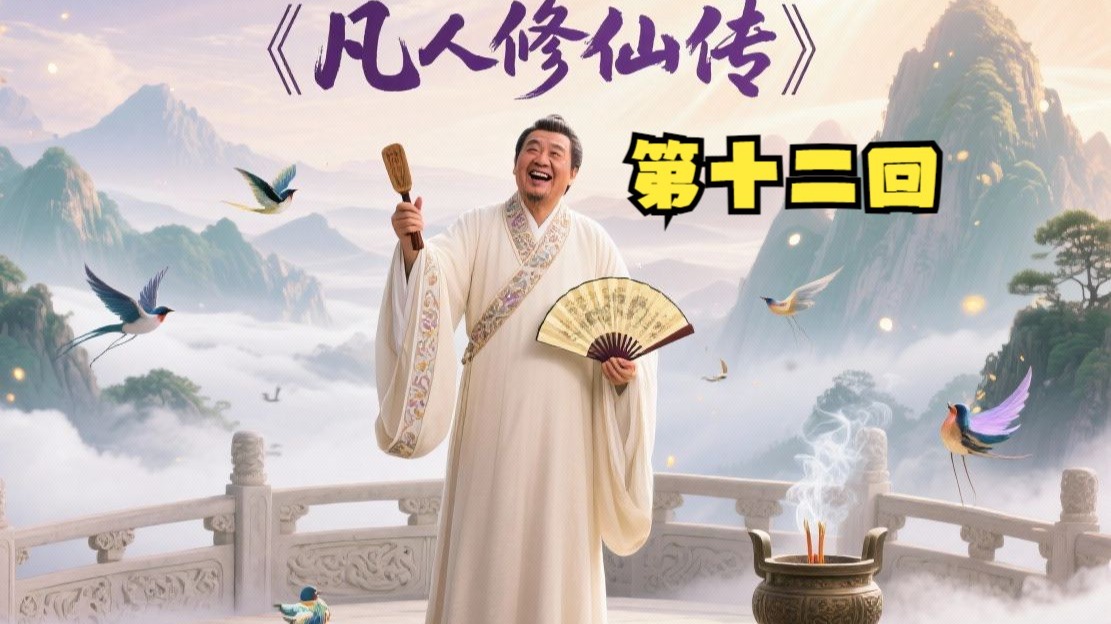量大管饱，以郭德纲的方式打开《凡人修仙传》第十二回