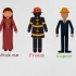 动画英语视频：各种职业的英文表达，基础英文词汇学起来吧！