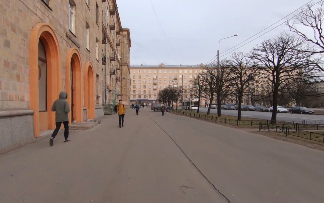 【超清俄罗斯】漫步圣彼得堡 林恩索韦塔大街 (1080P高清版) 2021.4