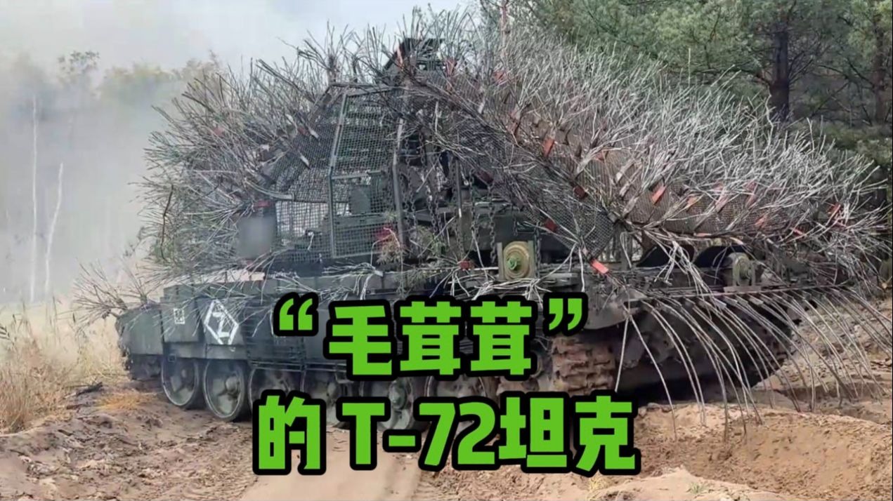 俄国防部展示“毛茸茸的”T-72坦克作战能力