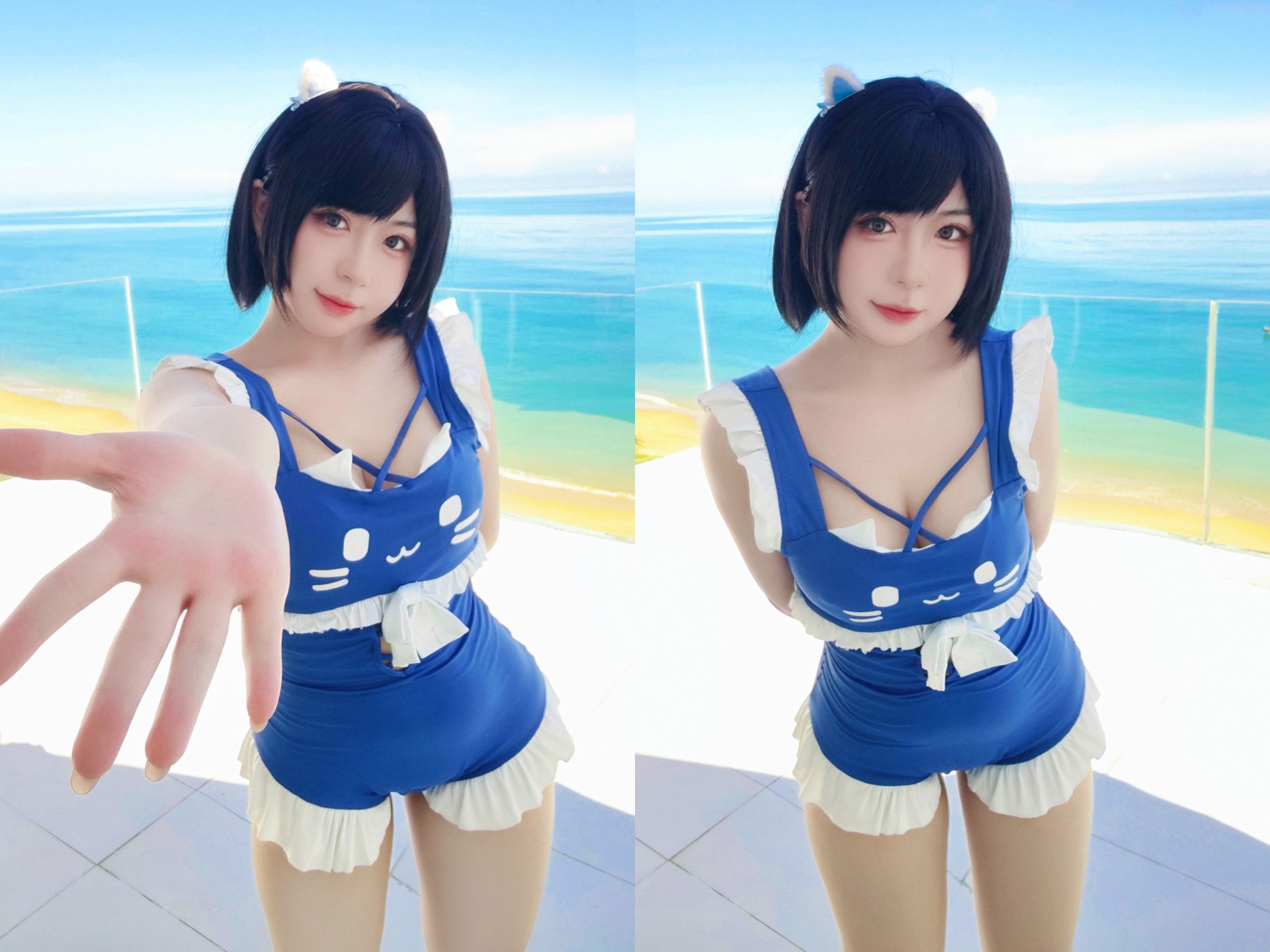 Shibuya/wild cats by the sea