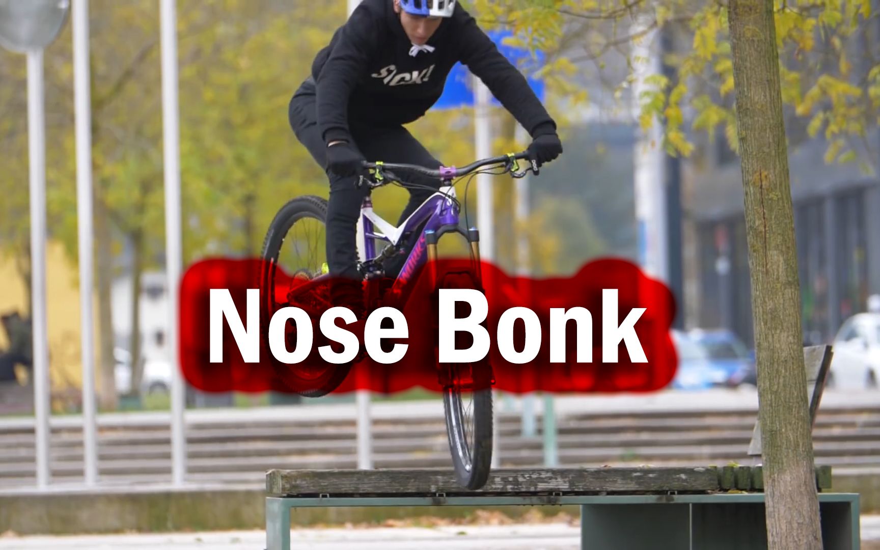 法比奥教你如何在自行车上做nosebonk