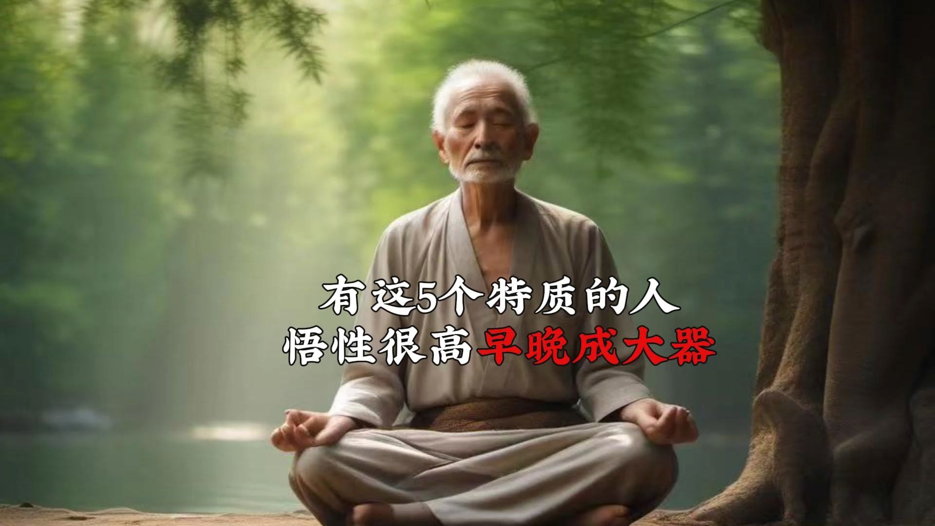 具备这5点特质的人，是悟性很高的表现，早晚成大器!