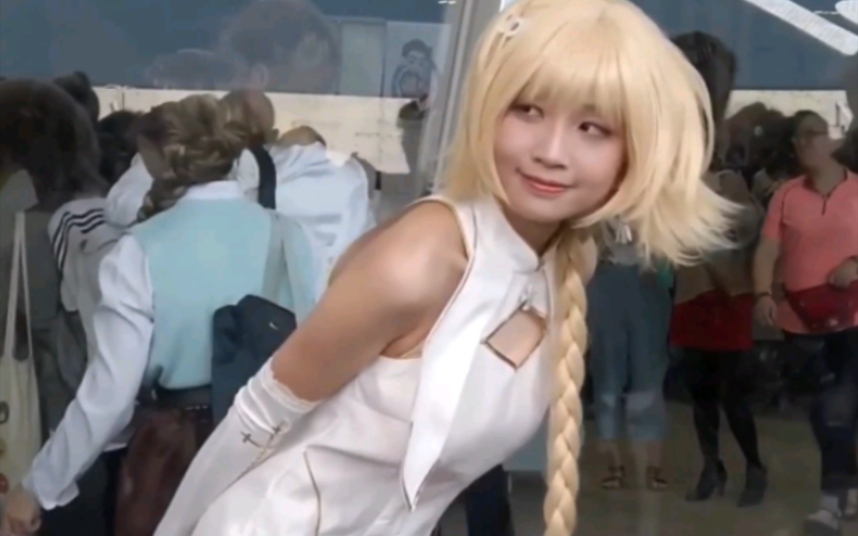 When you run into Jeanne d'Arc at Comic-Con.