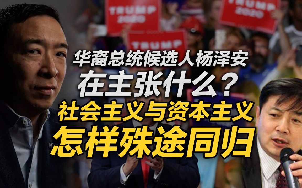 李肃：华裔总统候选人杨安泽在主张什么？社会主义与资本主义怎样殊途同归