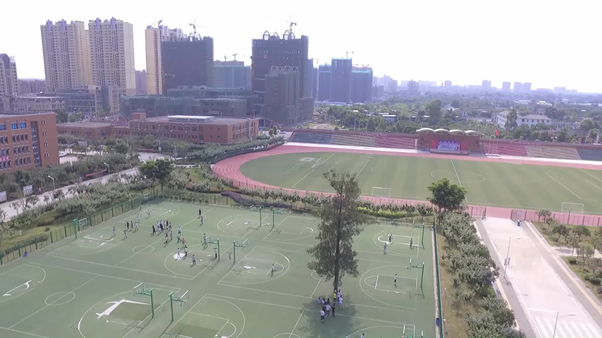 西南交通大学希望学院 航拍